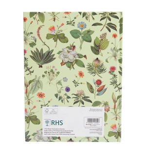 RHS Floral Pattern Hardback Sketchbook A5